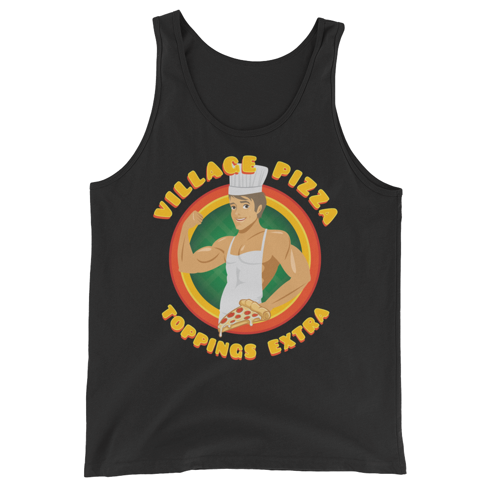 Village Pizza (Tank Top)-Tank Top-Swish Embassy