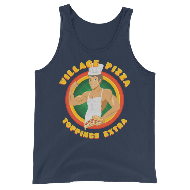 Village Pizza (Tank Top)-Tank Top-Swish Embassy