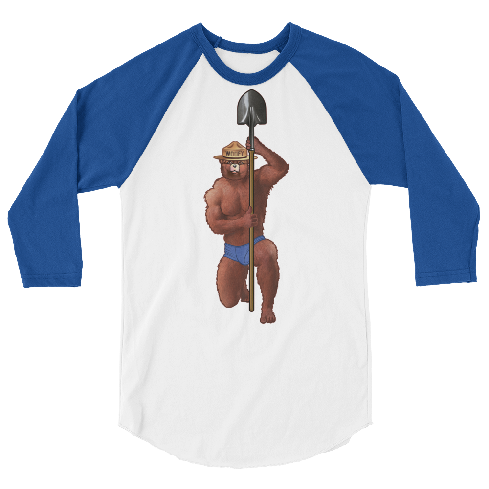 Woofy the Bear (Raglan)-Raglan-Swish Embassy