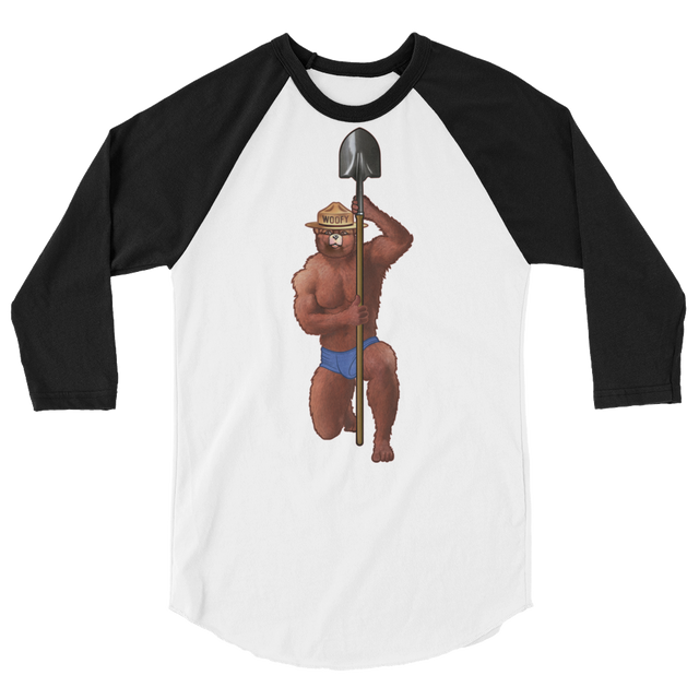 Woofy the Bear (Raglan)-Raglan-Swish Embassy