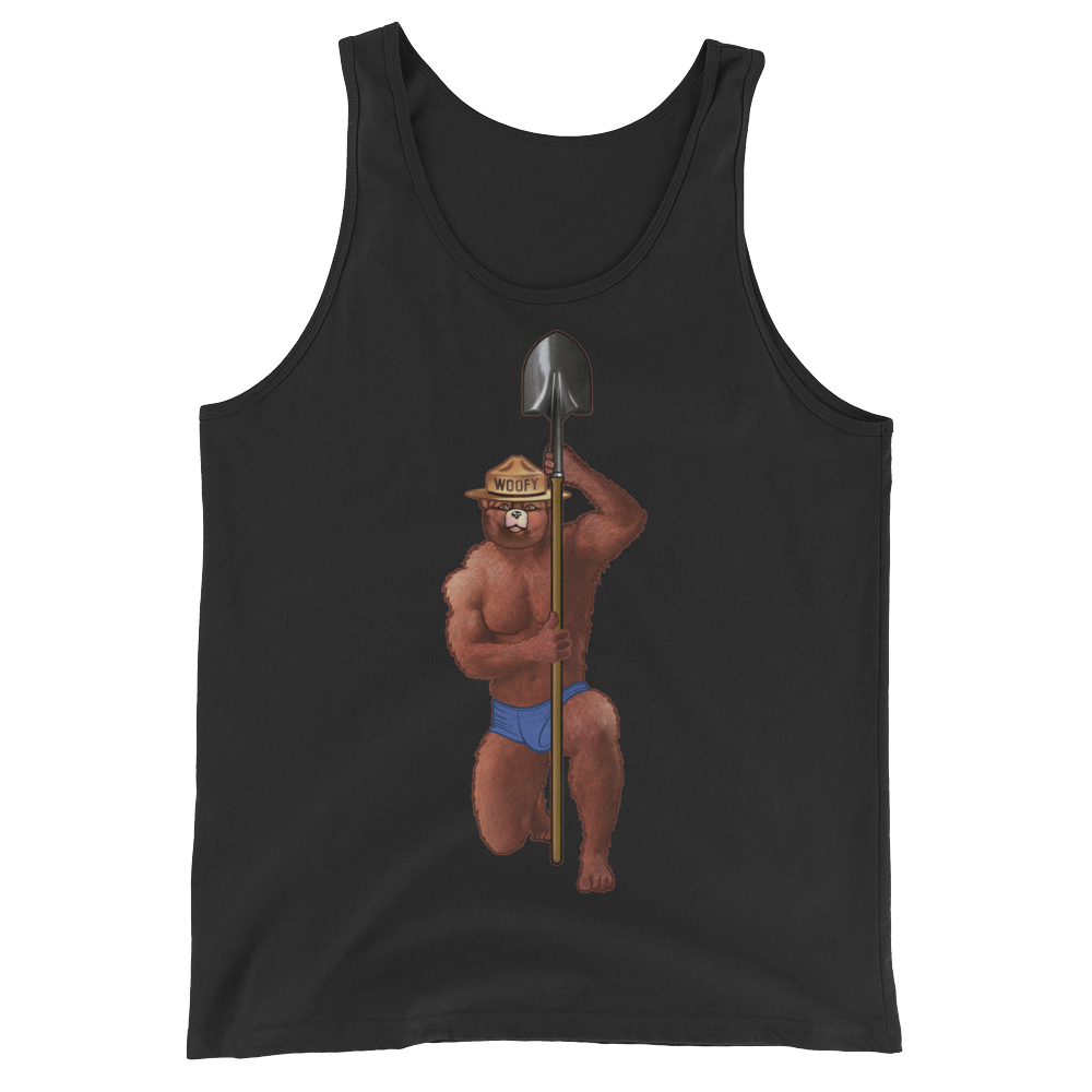 Woofy the Bear (Tank Top)-Tank Top-Swish Embassy