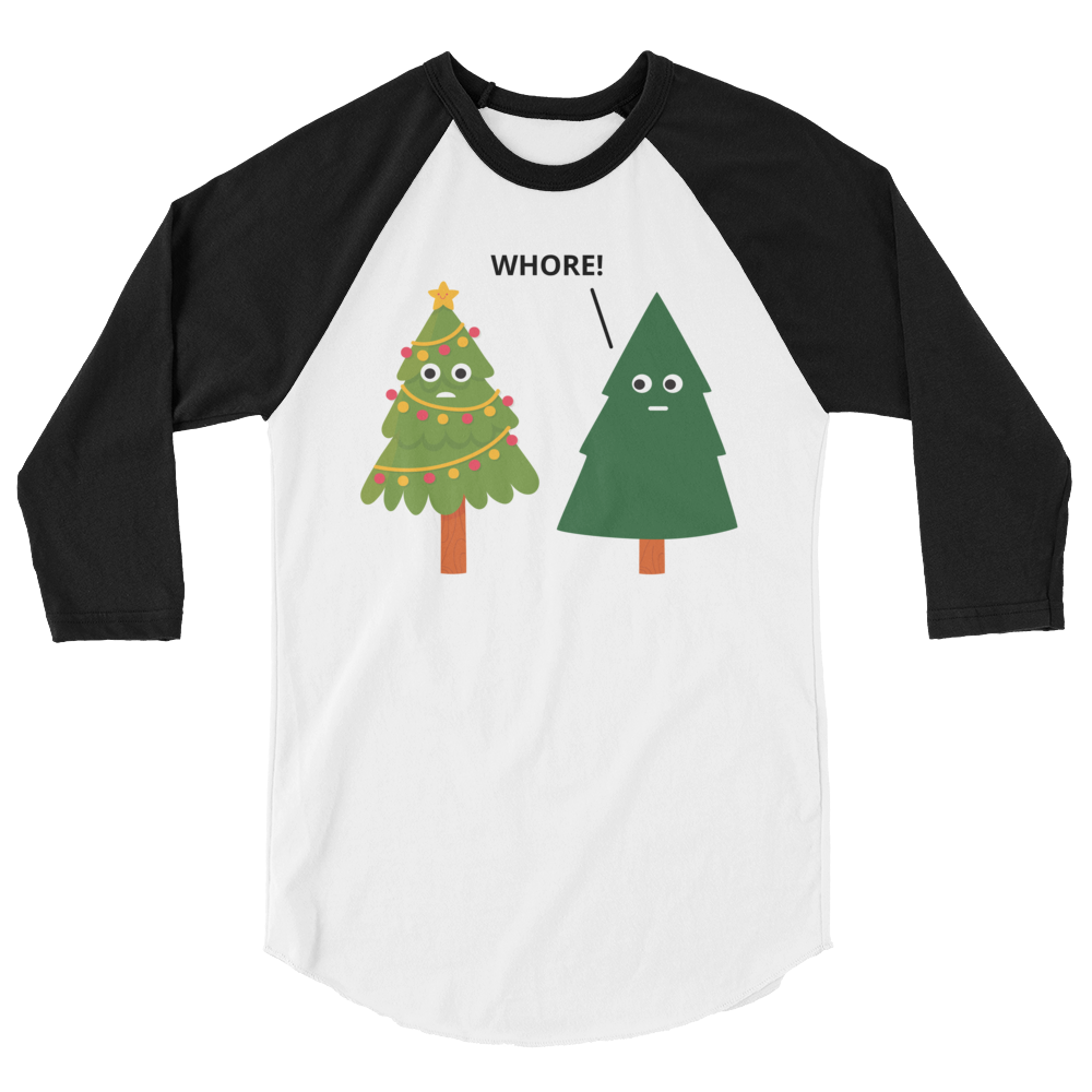 X-Mas Tree Shade (Raglan)-Raglan-Swish Embassy