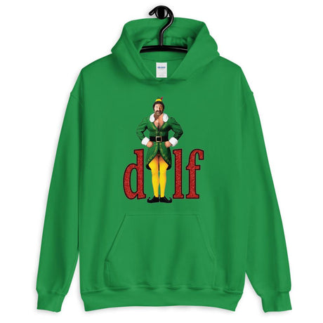 XMas DILF (Hoodie)-Christmas Hoodies-Swish Embassy