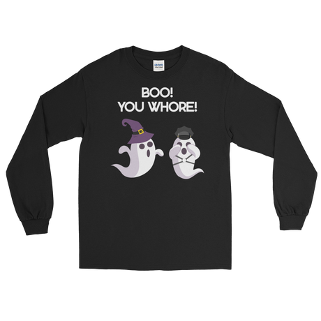 Boo! You Whore! (Long Sleeve)-Long Sleeve-Swish Embassy