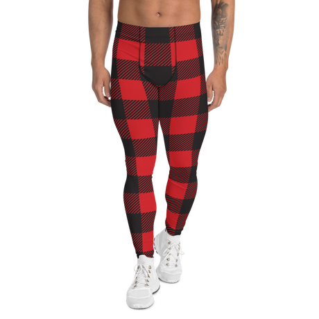 Buffalo Plaid Lumberjack (Leggings)-Meggings-Swish Embassy