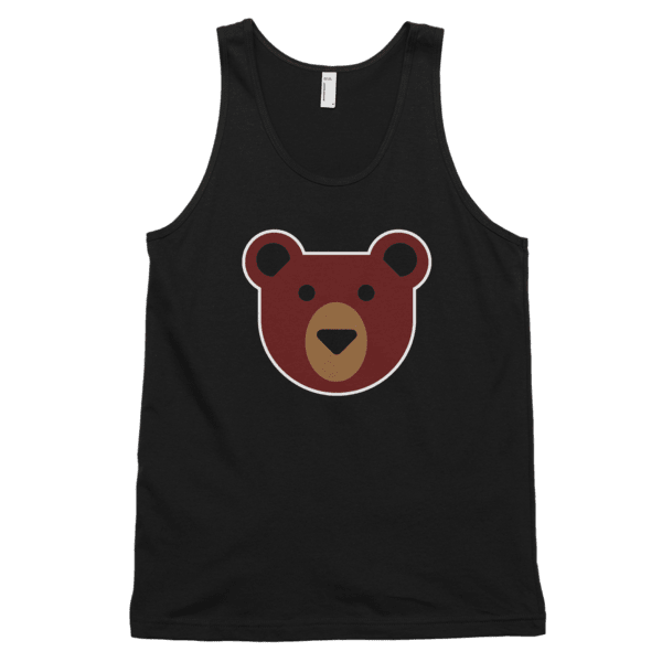 Flat Bear (Tank)-Tank Top-Swish Embassy