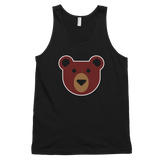 Flat Bear (Tank)-Tank Top-Swish Embassy
