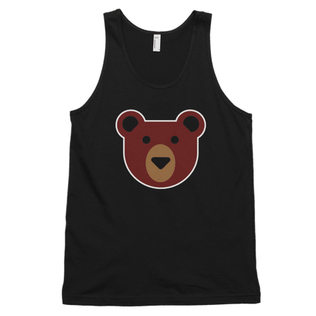 Flat Bear (Tank)-Tank Top-Swish Embassy