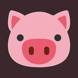 Flat Pig-T-Shirts-Swish Embassy