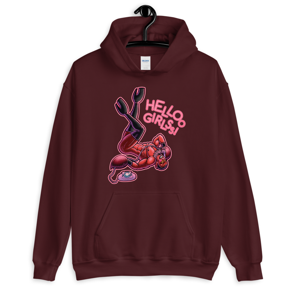 Helloo Girlss! (Hoodie)-Hoodie-Swish Embassy
