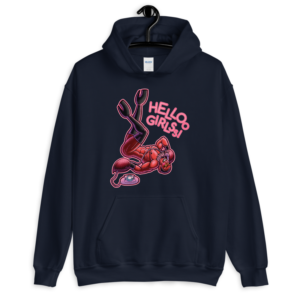 Helloo Girlss! (Hoodie)-Hoodie-Swish Embassy