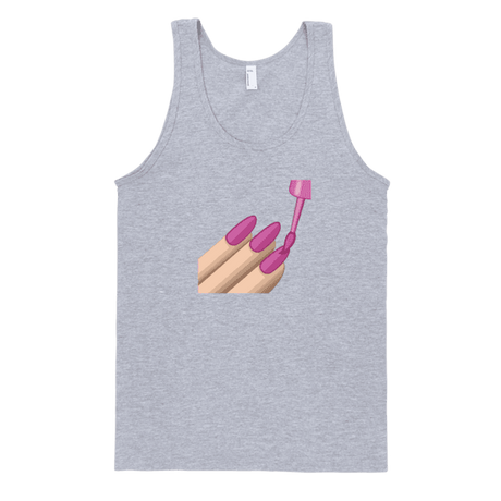 Nail Polish Emoji Tank-Tank Top-Swish Embassy