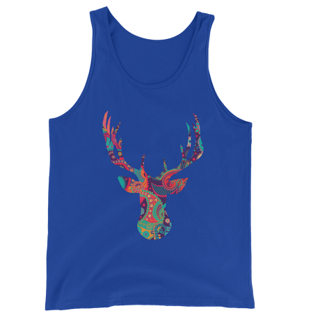Paisley Stag (Tank Top)-Tank Top-Swish Embassy