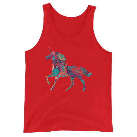 Paisley Unicorn (Tank Top)-Tank Top-Swish Embassy