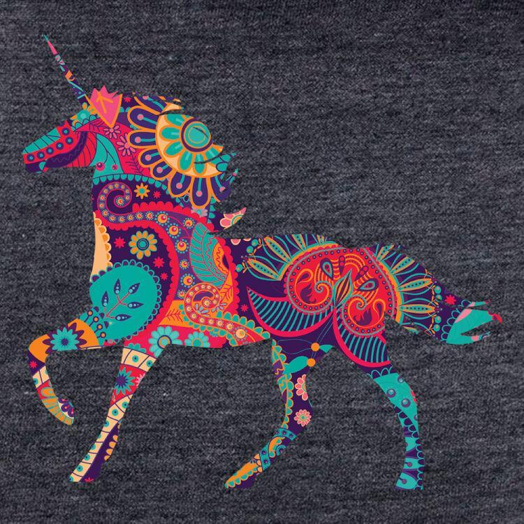 Paisley Unicorn-T-Shirts-Swish Embassy