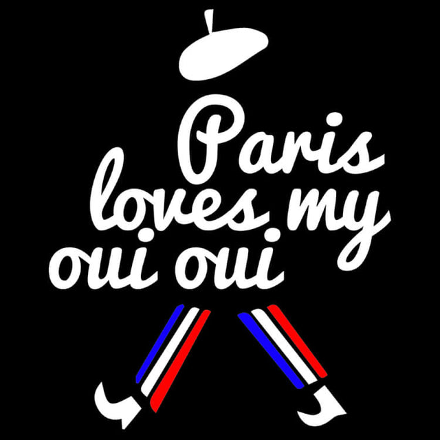 Paris Loves My Oui Oui-T-Shirts-Swish Embassy