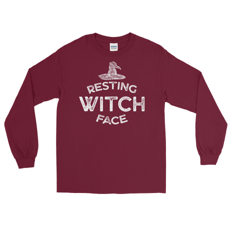 Resting Witch Face (Long Sleeve)-Long Sleeve-Swish Embassy