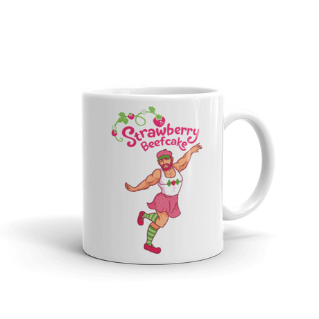 Strawberry Beefcake (Mug)-Mugs-Swish Embassy