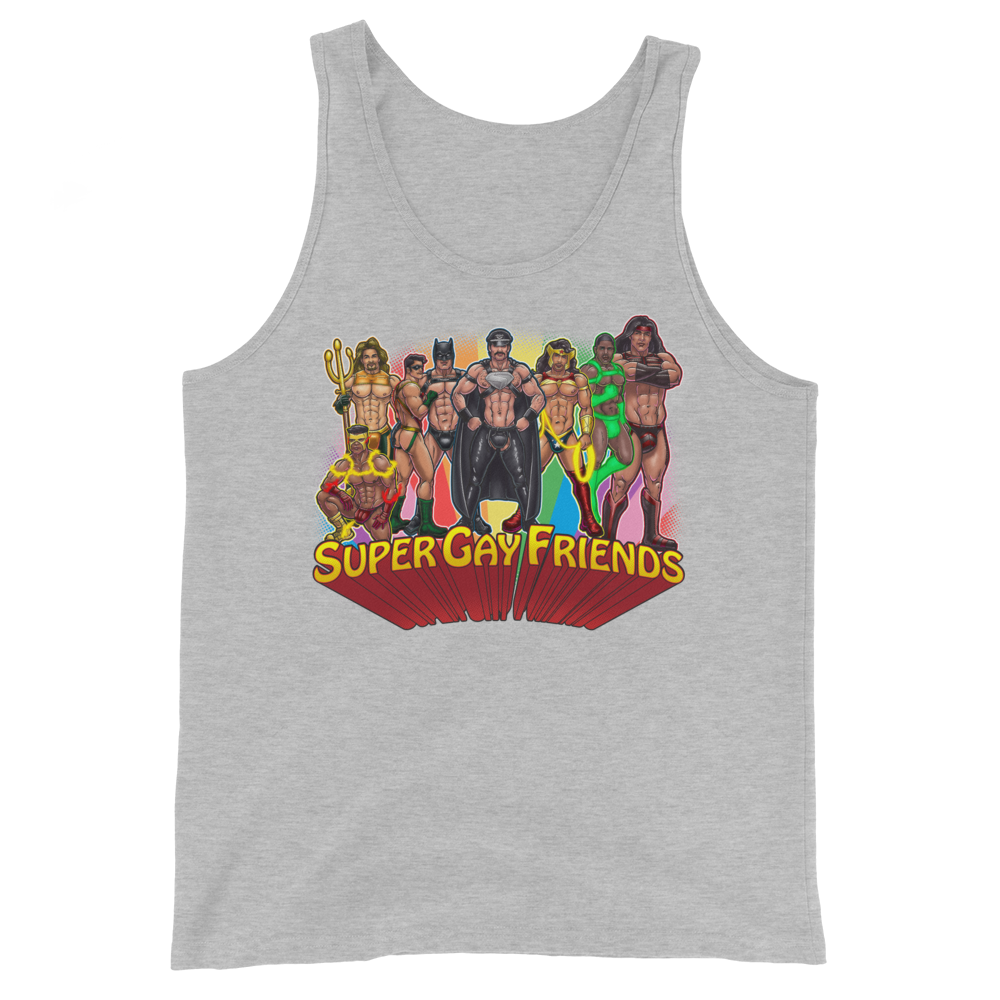 Supergay Friends (Tank Top)-Tank Top-Swish Embassy