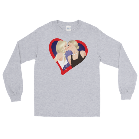 The Kiss (Long Sleeve)-Long Sleeve-Swish Embassy