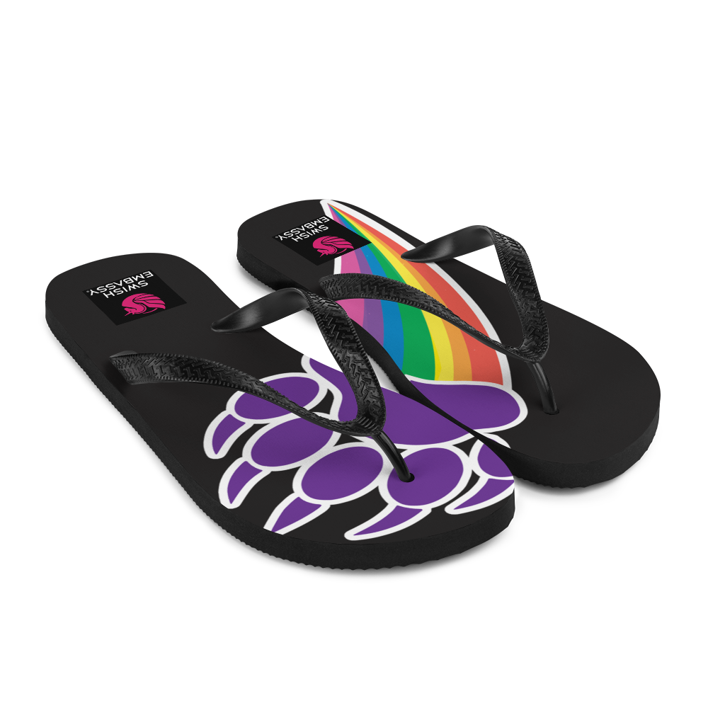 The More You Woof (Flip Flops)-Flip Flops-Swish Embassy
