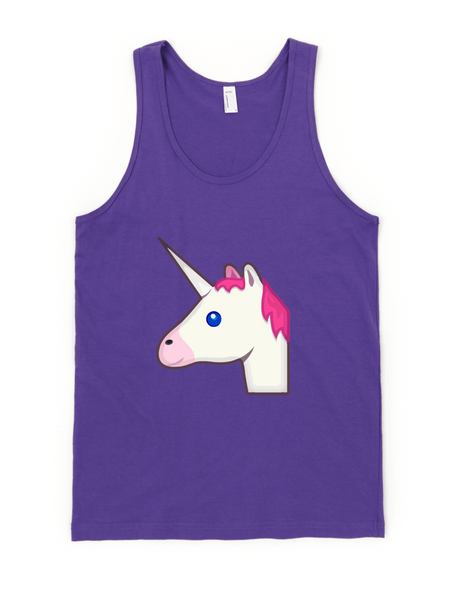 Unicorn Emoji Tank-Tank Top-Swish Embassy